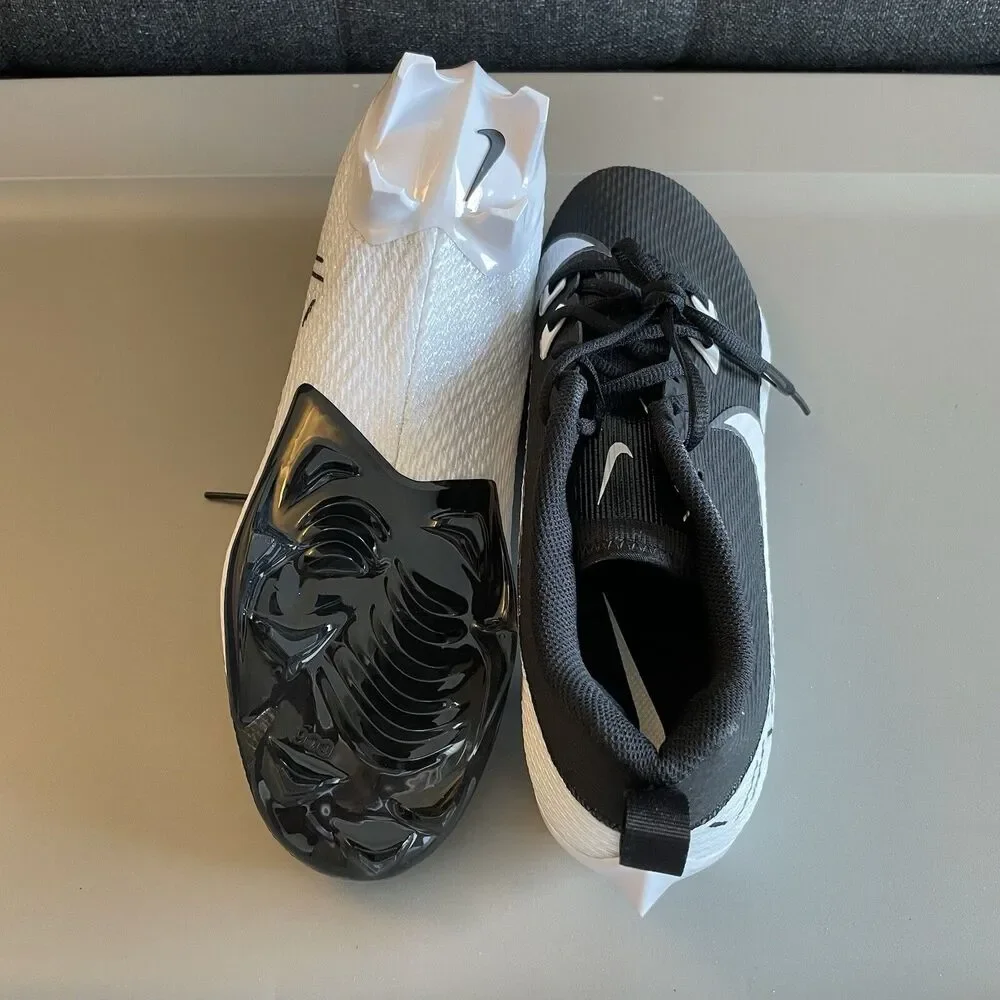 Nike Vapor Edge Speed 360 2 Black White Football Cleats DA5455-001 Men’s Sz 13